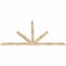 Ekena Millwork Saratoga Rough Sawn Timber Gable Bracket, Douglas Fir, 96"W x 52"H x 2"D x 4"F, 13/12 Pitch GBW096X52X0204SAR00RDF - alternate 2